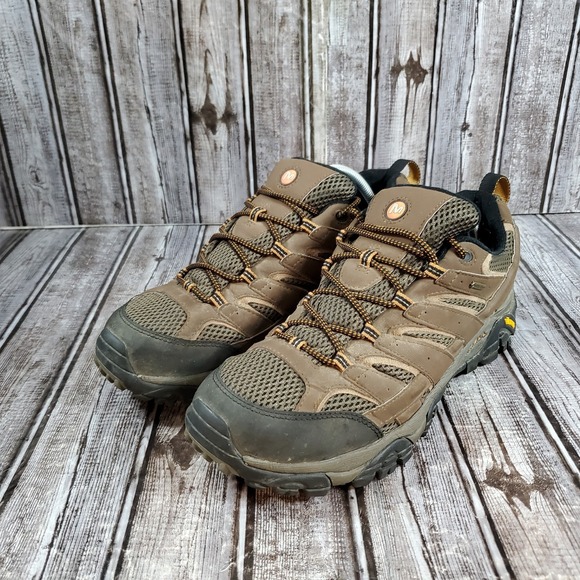 Merrell Other - Merrell Men's Moab 2 Low Vibram Outsole Gortex Hiking J06041 Brown Size 11.5